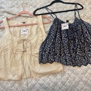 Two AE Tie-Front Tanks